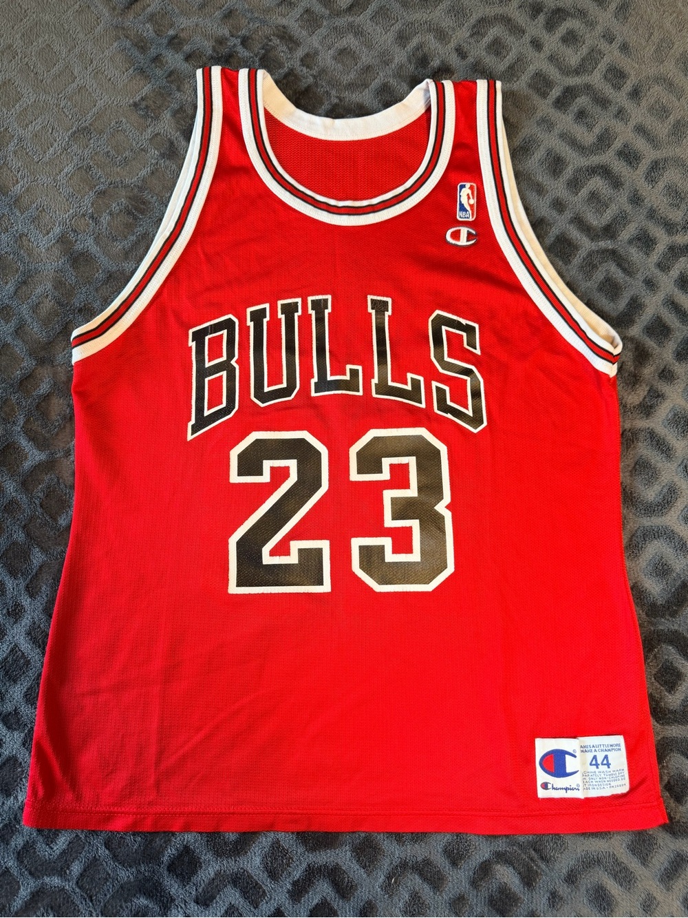 Champion Red Bulls Michael Jordan #23 Basketball Jersey